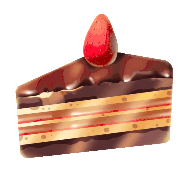 美食食物甜点甜品巧克力蛋糕gif图素材