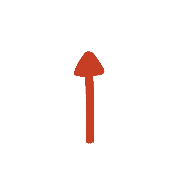红色箭头上升向上符号gif图素材