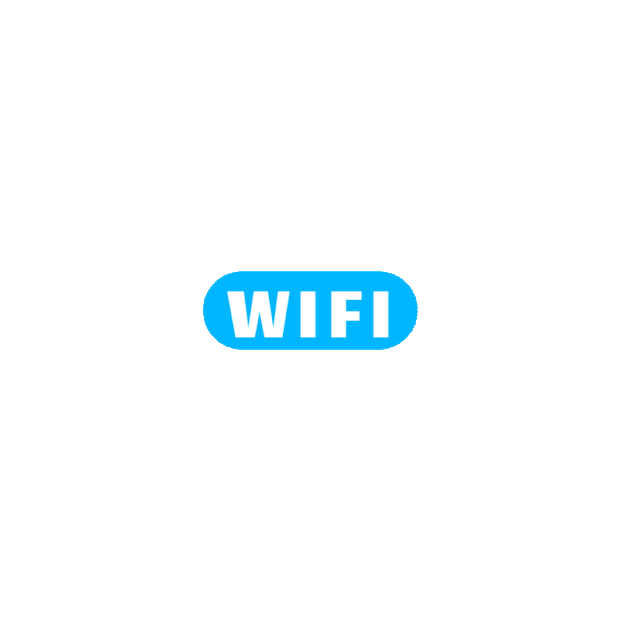 wifi信号无线蓝色发射扩散符号gif图素材