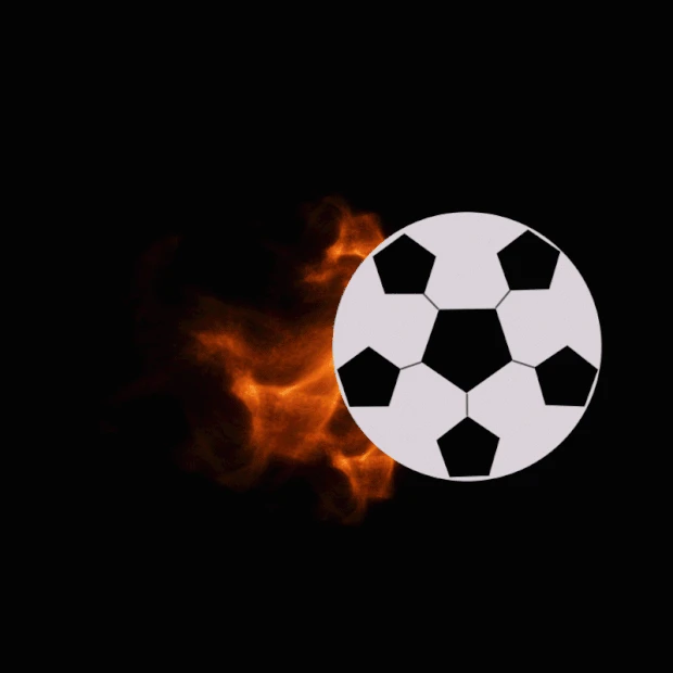 足球火焰球类比赛特效gif图素材