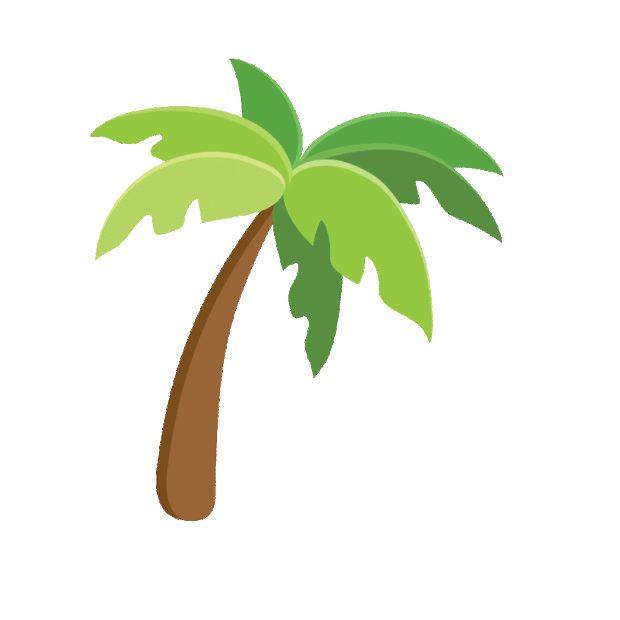 夏天暑假大海夏季椰子树旅游旅行gif图素材
