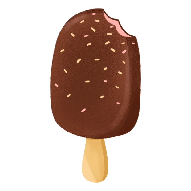 夏天冷饮巧克力雪糕冰淇淋gif图素材