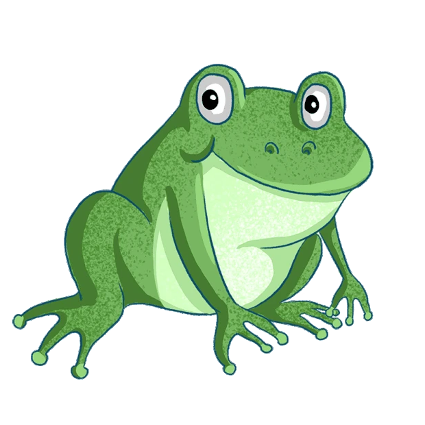 夏天青蛙动物绿色gif图素材