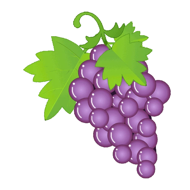 好吃的紫色葡萄水果gif图素材