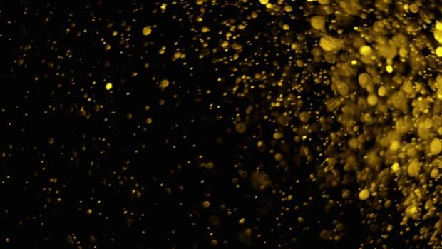 发光金粉飘散粒子光斑大气光效视频背景gif图素材