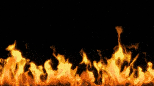 火焰燃烧火大火火光黄色视频背景gif图素材