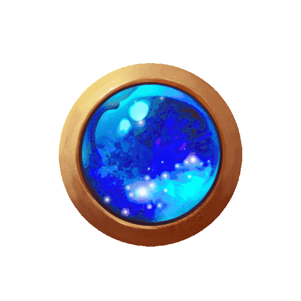 游戏宝石立体蓝色按钮gif图素材