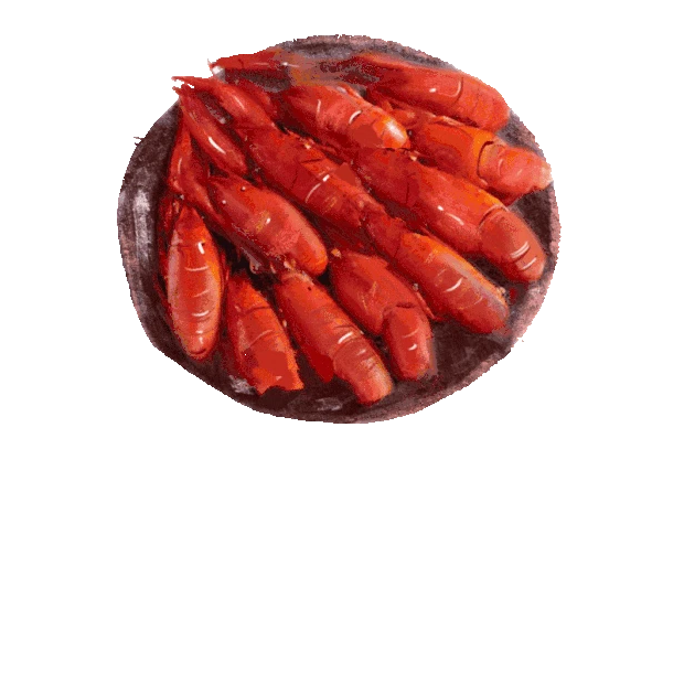 麻辣小龙虾美食食物gif图素材