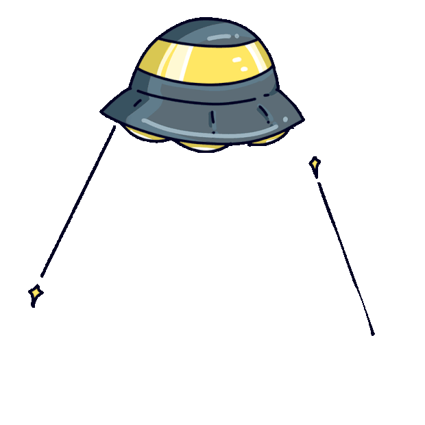 宇宙飞船UFOgif图素材