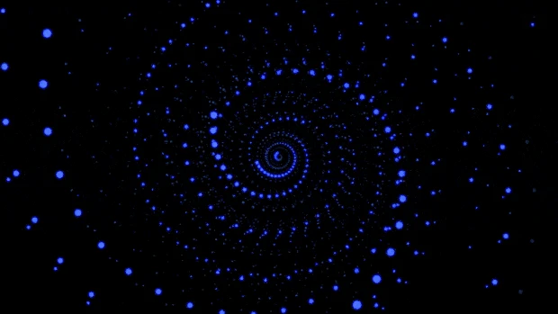 科技隧道蓝色穿越螺旋线条视频背景gif图素材