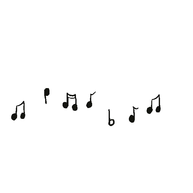 音乐符号音符卡通gif图素材