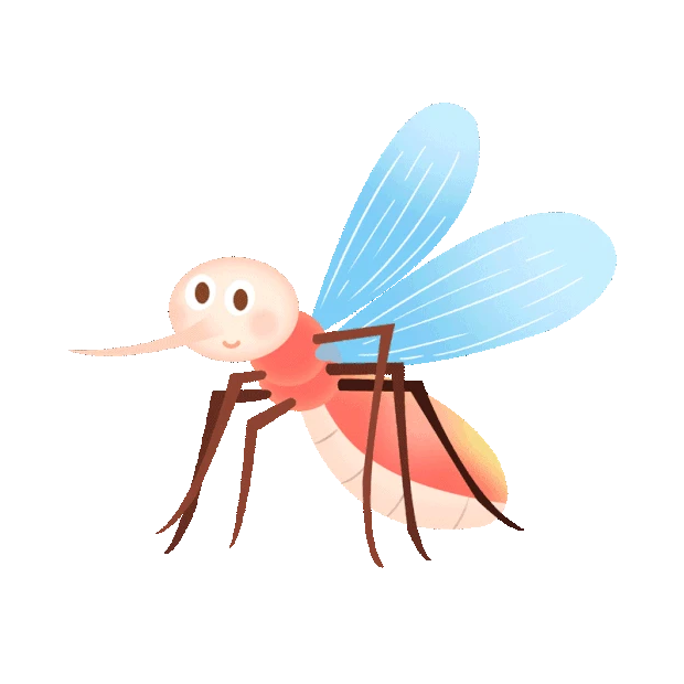 昆虫害虫蚊子叮咬飞翔gif图素材