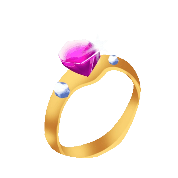 仿真珠宝戒指钻戒婚礼求婚gif图素材