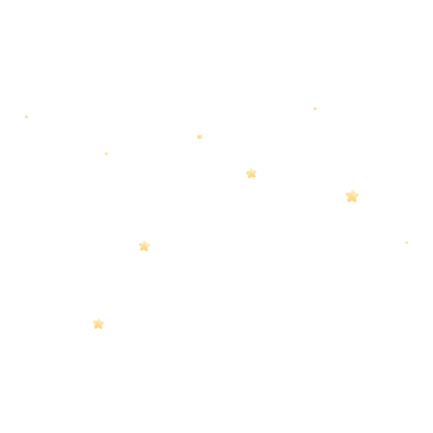星星星光闪烁黄色gif图素材