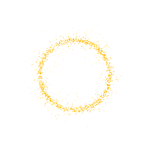 光效粒子颗粒发散金色光圈光环gif图素材