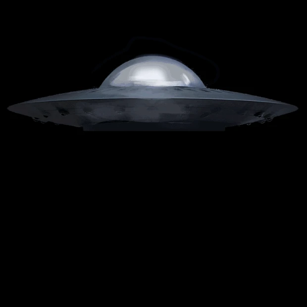 宇宙外星飞船UFO飞碟仿真gif图素材