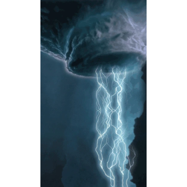台风龙卷风大风闪电雷雨暴雨灾害天气gif图片背景gif图素材