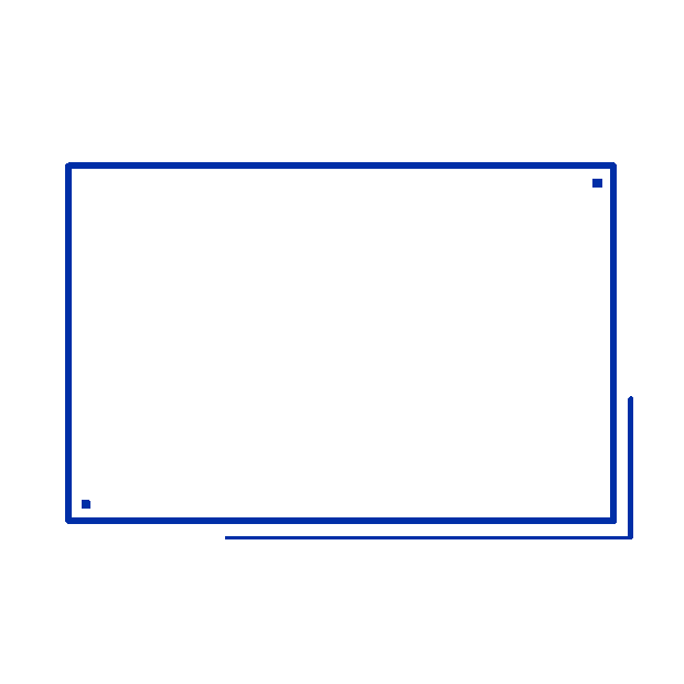 克莱因蓝科技线条边框简约gif图素材