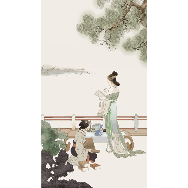 古风读书中国风教育竖版视频背景海报gif图素材
