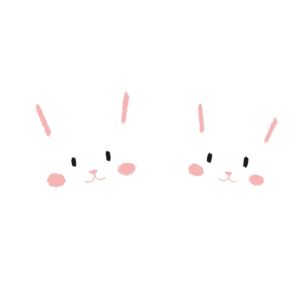 兔子白色可爱小白兔动物gif图素材