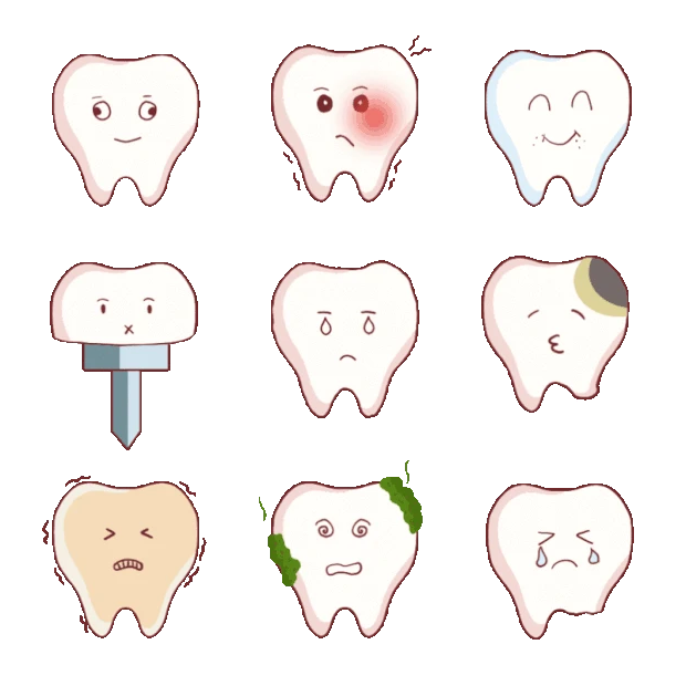 全国爱牙日健康牙齿问题保护蛀牙矫正牙齿牙疼医疗gif图素材