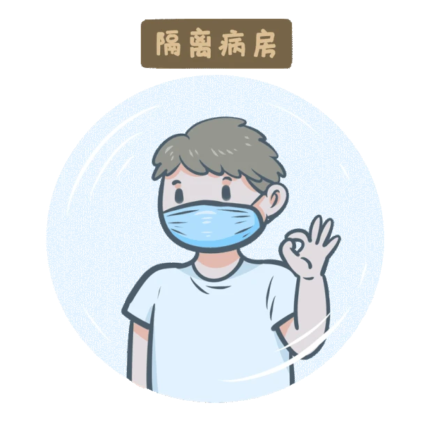 防疫抗疫流感肺炎疫情集中隔离战疫新冠卡通gif图素材