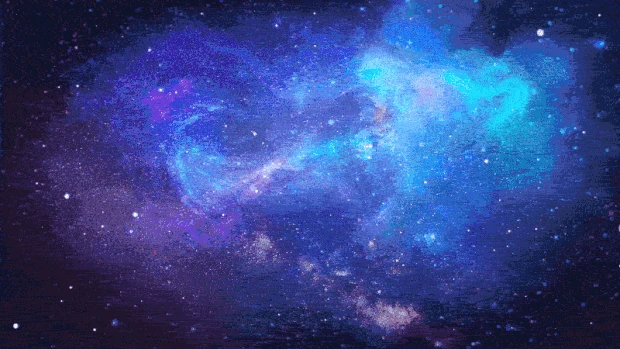 浩瀚星空视频背景梦幻紫色渐变gif图素材