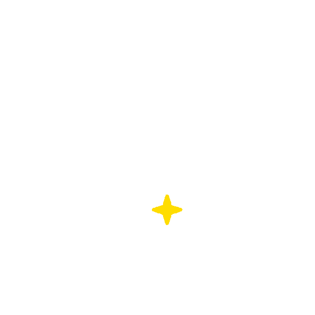 星星闪烁gif图黄色gif图素材