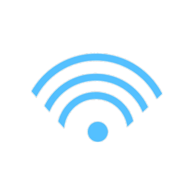 科技蓝色wifi信号无线gif图素材