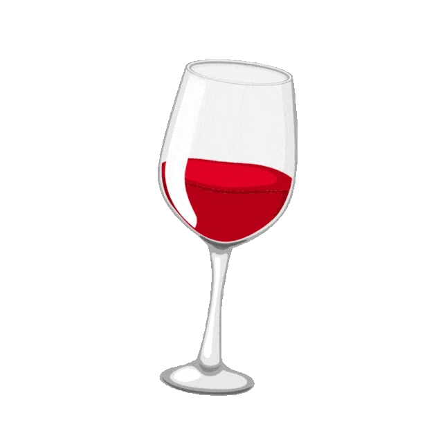 红酒酒杯高脚杯玻璃杯酒水红色液体饮品gif图素材