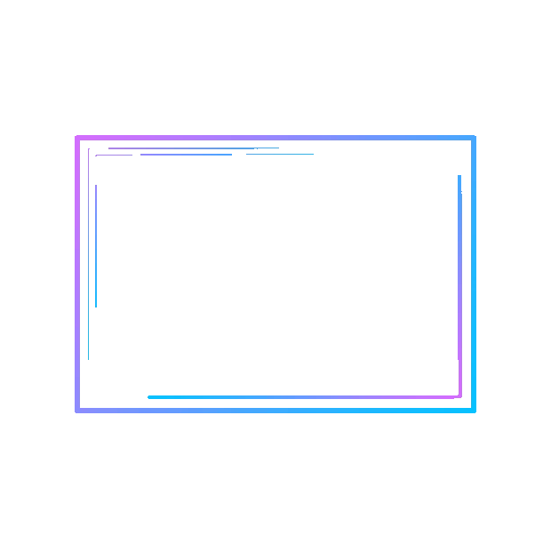 几何方框蓝紫渐变装饰边框gif图素材