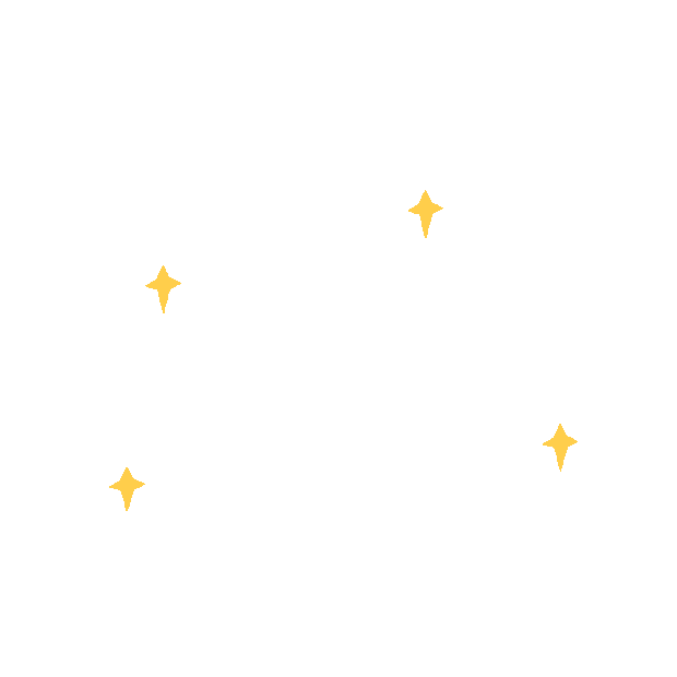 卡通综艺黄色星星闪烁发光装饰黄色gif图素材