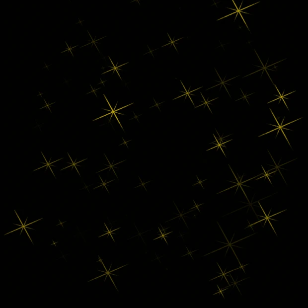 黄色星光星星闪耀光效粒子发光