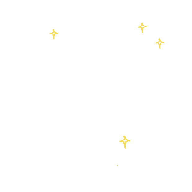 黄色星星闪烁综艺表情装饰黄色gif图素材
