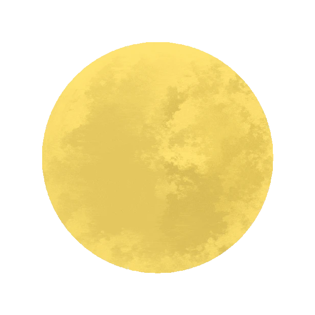 月亮月球圆月赏月旋转黄色gif图素材