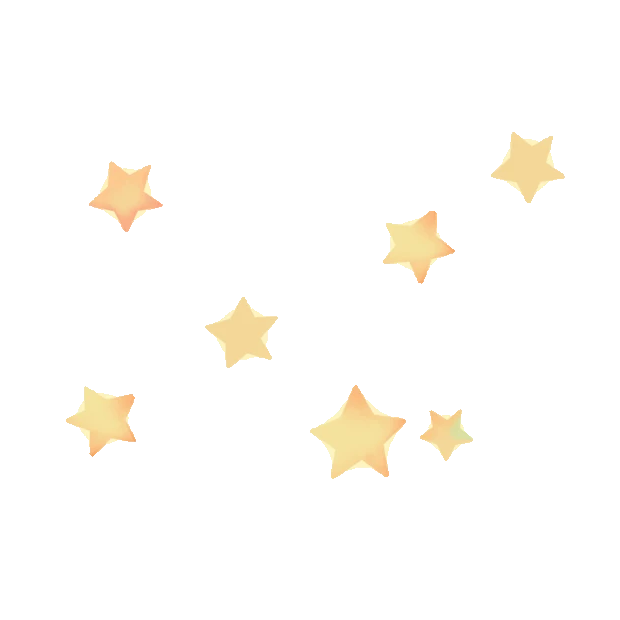 夜空星星星光黄色gif图素材