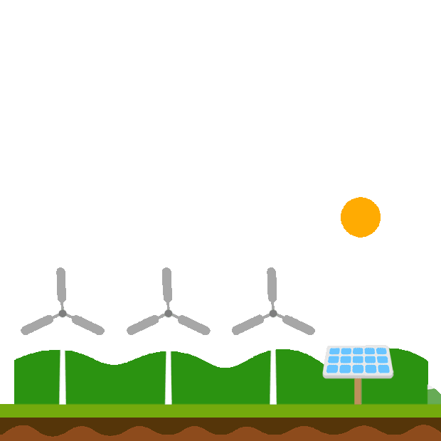 绿色低碳环保可再生能源智慧生活gif图素材