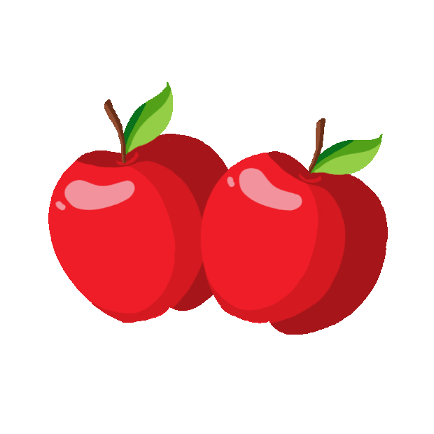 苹果红苹果水果红富士gif图素材