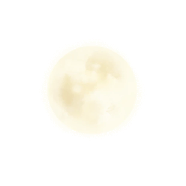 黄白色满月圆月月亮白色gif图素材