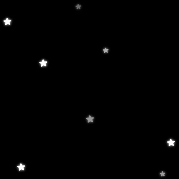 白色五角星闪烁星空星星gif图素材