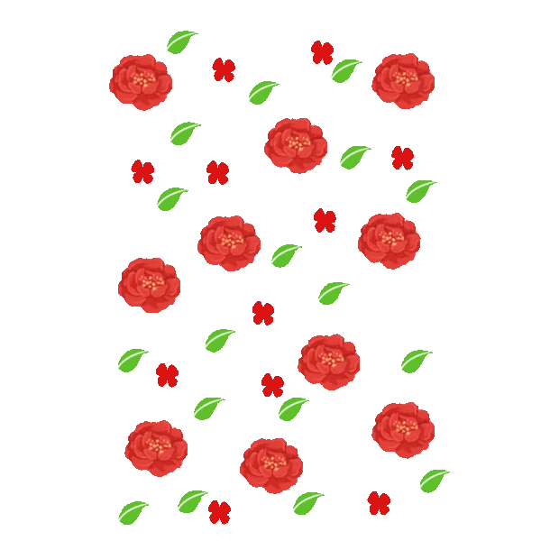 红色的花卉花朵花底纹壁纸gif图素材