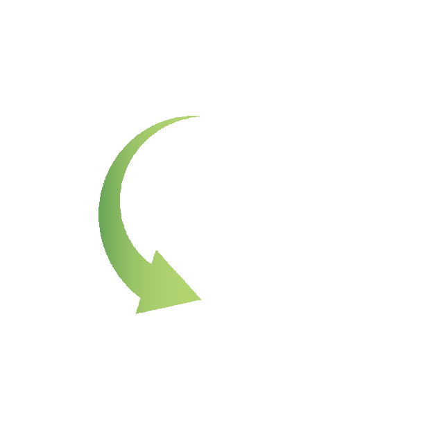 绿色循环箭头方向符号gif图素材