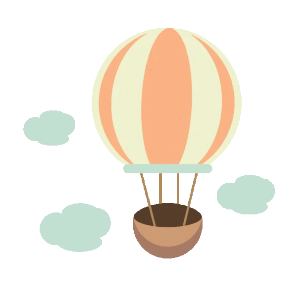 热气球氢气球gif图素材