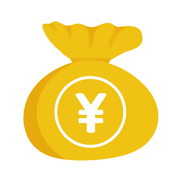 金色金融商务图标黄色钱袋gif图素材