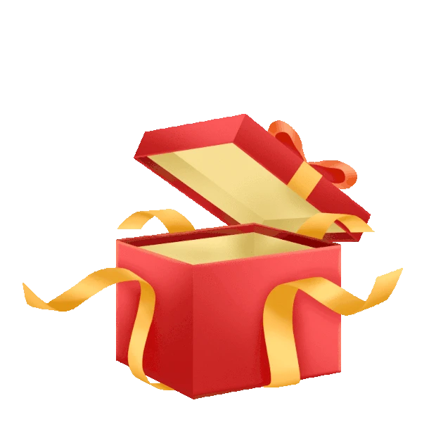 礼盒红色礼物盒gif图素材