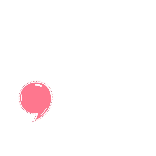 粉色潮流可爱气泡对话框gif图素材