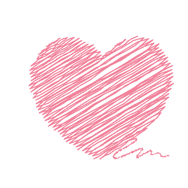 情人节手绘爱心装饰涂鸦粉色gif图素材520