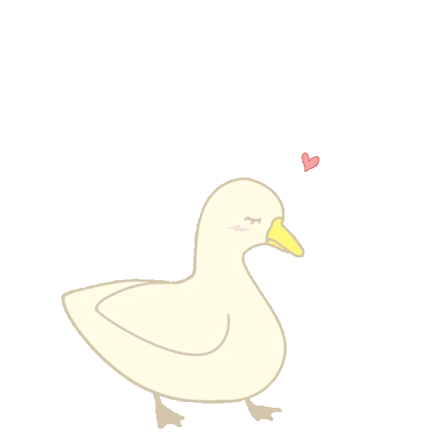 动物家禽小鸭子可爱彩色gif图素材
