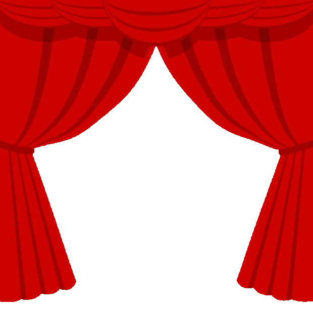 舞台幕布窗帘帷幕红色边框gif图素材