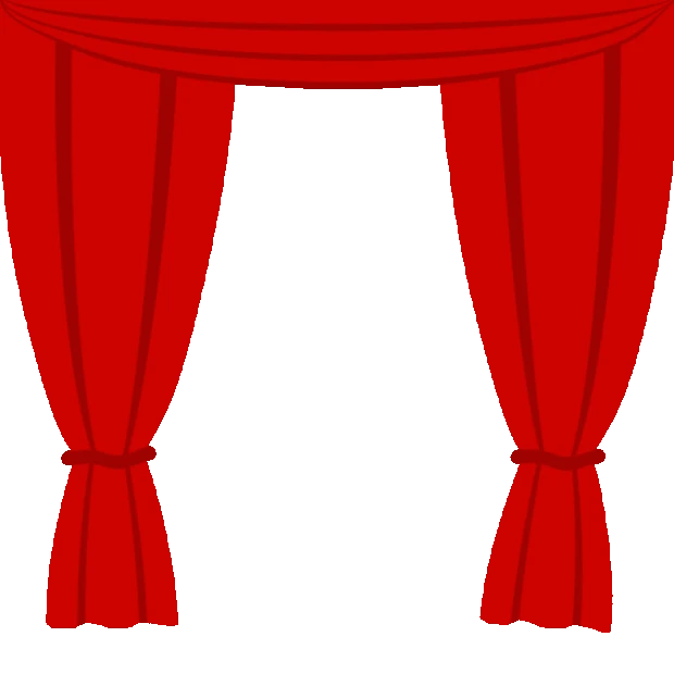红色舞台幕布窗帘帷幕幕布边框gif图素材